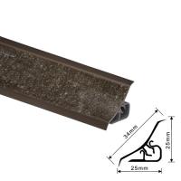Thermoplast 120 Плинтус-4072 Мрамор Де Мази темный 18*18*3000 (MRK 120-1337)***