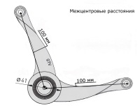 Подъемник Design - межцентровые расстояния