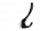 Крючок K205BL. 9 Черный матовый OLA